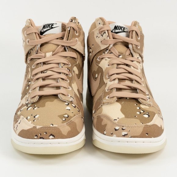 Nike Women's Dunk High 'Desert Camo' DX2314-200 Sneakers size 8 - Picture 6 of 9